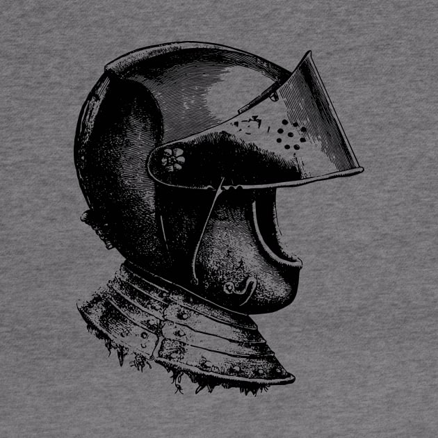 Knight helmet by Tamie